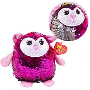 Мягкая игрушка - Овечка с пайетками, 20 см (ABtoys, MP007)