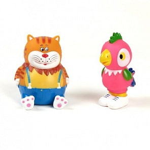 Набор для купания – Кеша и Кот (Играем вместе, 129R-PVCsim)