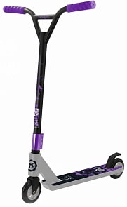 Самокат для трюков Galaxy 2-х колесный, алюминиевый сплав, PU колеса 110 мм, белый (Topgear, Т14766)