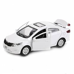 Металлическая инерционная машина - Kia Rio, 12 см (Технопарк, RIO-MIXsim) - миниатюра