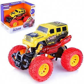 Автомобиль Монстр Ралли – Крэйзи инерционный, свет и звук (Полесье, П-78872)