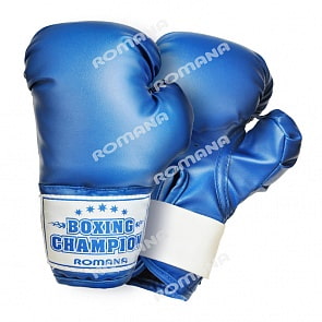 Перчатки боксерские детские для детей 10-12 лет, 8 унций ДМФ-МК-01.70.02 (Romana, ДМФ-МК-01.70.02)