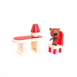 Игровой набор из серии Ми-Ми-Мишки - Кеша и 2 детали интерьера (Ми-Ми-Мишки, BBPS030B)