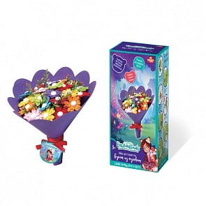 Набор для творчества - Рукоделие из пуговиц - Букет Enchantimals, 12 видов (MultiArt, D11901B-EN)