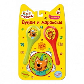Бубен и маракасы - Три Кота  (Играем вместе, 1811M188-R)