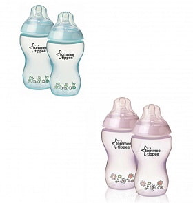 Бутылочка для кормления Tommee Tippee с рисунком, 340 мл, 2 штуки (Tommee Tippee, 42262171)