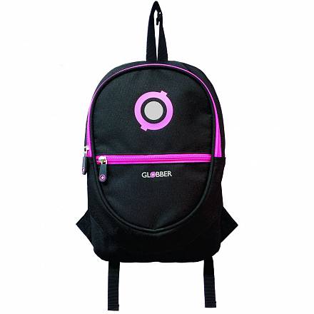 524-132 Рюкзак Globber для самокатов Junior, black/neon pink  