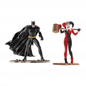 Фигурки - Лига справедливости - Бэтмэн и Харли Квин (Schleich, 22514k)