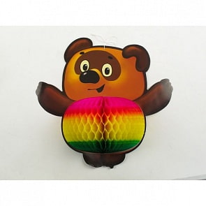 Бумажный фонарик «Винни Пух» (Веселый праздник, F-SH-VP)