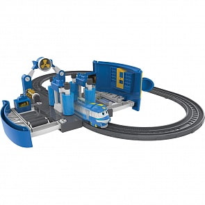 Игровой набор Robot Trains - Мойка Кея, звук (Silverlit, 80171)