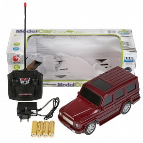 Джип радиоуправляемый на аккумуляторе, со светом, разные цвета (Q487-H08023) (ассортимент)