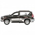 Металлическая инерционная модель – Toyota Prado, хром серебристый, 12 см, открываются двери и багажник  - миниатюра №4