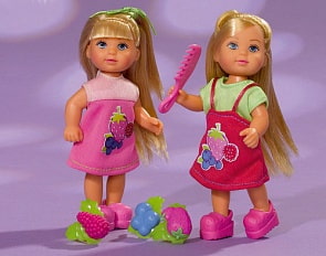 Кукла Еви + заколочки для девочек (Simba, 5739070).