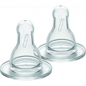 Соска Medela силиконовая, М 2 штуки (Medela,  200.1934)
