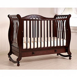 Кровать детская Гандылян К-2002-31 Габриэлла, махагон (Gandylyan, GAN-К 2002-31_махагон) - миниатюра