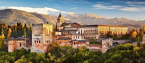 Пазлы Castorland – Вид на Альгамбра, 600 элементов (Castorland, B-060344)