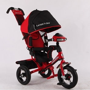 Велосипед Lexus trike LX, свет и звук, красный (Lexus Trike, LX-950DWM-3sim)