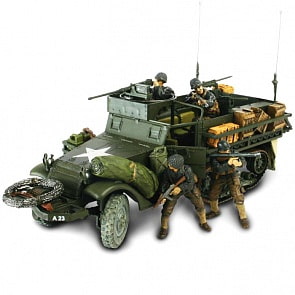 Коллекционная модель - США, Танк M3A1 Half-Track 1:32 (Unimax, 81023_md)