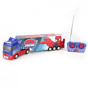 Радиоуправляемая фура Marvel «Человек Паук» со светом, 1:38 (Технопарк, QY0260Asim)
