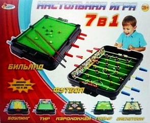 Детская настольная игра «7-в-1» (Играем вместе, B105042-Rsim)