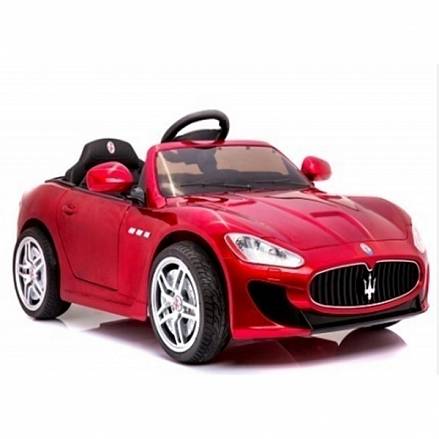 Машина на аккумуляторе – Maserati, красная, свет и звук 
