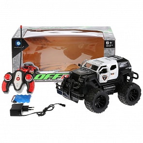 Радиоуправляемая машинка - Джип Полиция 1988Y-B4, открываются двери, свет (Shantou Gepai, B1719049sim)