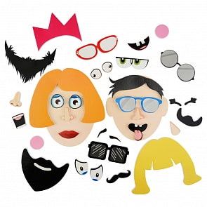 Стикеры для ванны - Смешные лица (Barney&Buddy, BB007)