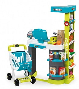 Супермаркет игровой Smoby City Shop, со световыми и звуковыми эффектами (Smoby, 350207)