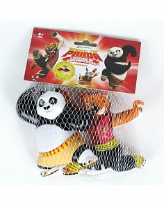 Набор для купания «Кунг-Фу Панда» - Тигр и Панда, в сетке (Играем вместе, 166Rsim)