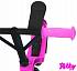 Беговел - Hobby bike Magestic, pink black  - миниатюра №17