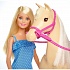 Игровой набор Barbie® - Наездница и лошадь  - миниатюра №2