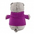 Мягкая игрушка – Басик в свитере с машинкой, 22 см  - миниатюра №1