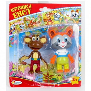 Набор из 2 фигурок: Крошка Енот и Обезьянка (Играем вместе, F-11-Rsim)