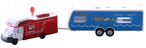 Игровой набор – Автодом с прицепом. Металл (Wincars, U1402E-2)