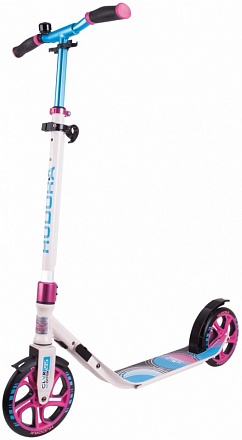 Двухколесный самокат Hudora Scooter CLVR 215, blau/pink 