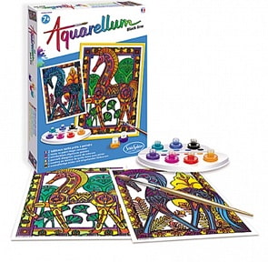 Акварельная раскраска - Персидские лошади (SentoSpherE, 627k)