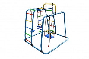 Детский спортивный комплекс Игрунок Т Плюс, цвет - голубой/радуга (Формула здоровья, СГ000002083)