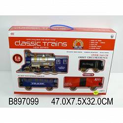 Поезд Classic Trains свет, звук (Shantou Gеpai, B897099sim) - миниатюра