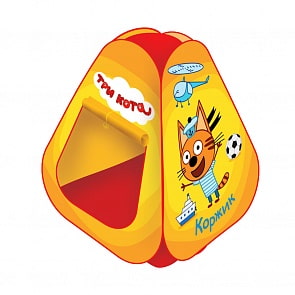 Палатка «Три кота», самораскладывающаяся (ЯиГрушка, 59761ЯиГ)