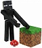 Фигурка из серии Minecraft - Enderman Странник края с аксессуарами, пластик, 8 см.  - миниатюра №1
