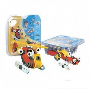 Конструктор Build & Play - Собери вертолетик и снегокат, 58 деталей (Shenzhen Toys, 2555-13E)