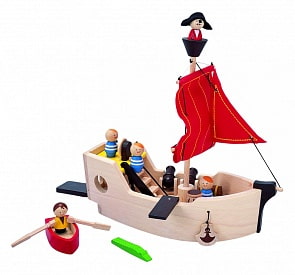 Игровой набор Пиратский корабль (Plan Toys, 6105k)