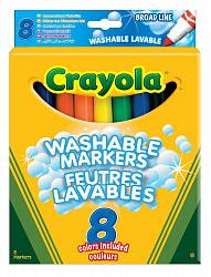 Фломастеры смываемые в универсальной упаковке (Crayola, 8328) - миниатюра