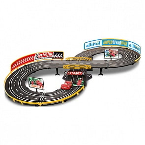 Трек «Тачки Дисней» на батарейках, 2 машинки и аксессуары (Играем вместе, 6021CARSsim)