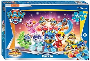 Макси-пазлы - Щенячий патруль, 35 деталей (Step Puzzle, 91254)