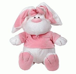 Кролик БЕЛЫЙ сидячий , 56см (Gulliver, 7-42228)