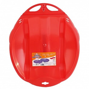 Санки-ледянки - Веселый паровозик, красные (Цикл, 8037-00sim)