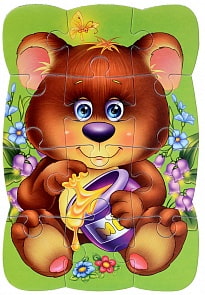 Пазлы на магните - Медвежонок (Vladi Toys, VT3205-35)