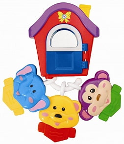 Развивающая игрушка - Домик друзей (KIDDIELAND, KID049536)