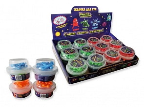 Жвачка для рук с аксессуарами - Монстр-шмонстр (1toy, Т56946) (ассортимент)